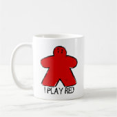 Jote Red Meepe Dessin Tableau de jeu Coupe Mug (Gauche)