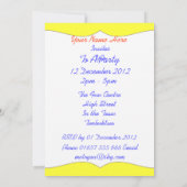 Jote Robot Boys Invitations de fête d'anniversaire (Dos)