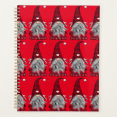 Jote Rouge Buffalo Plaid Gnome de Noël (Devant)