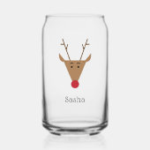 Jote rouge Nez Reindeer Rudolph Lait de Noël (Recto)