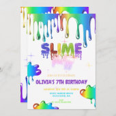 Jote Slime Invitation Anniversaire (Devant / Derrière)