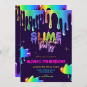 Jote Slime Invitation Anniversaire (Devant / Derrière)