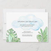 Jote Sloth Genre Neutre Baby shower Invitation (Dos)