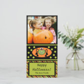 Jote Spider Halloween Enfants Carte photo (Debout devant)