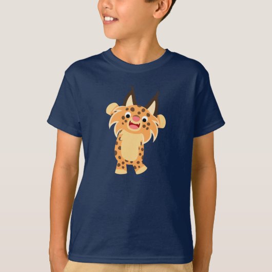 Jote Spunky Cartoon Bobcat T-shirt enfant (Devant)