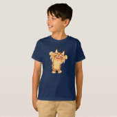 Jote Spunky Cartoon Bobcat T-shirt enfant (Devant entier)