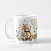 Jote Teddy Bear Tea Party Floral Mug (Gauche)