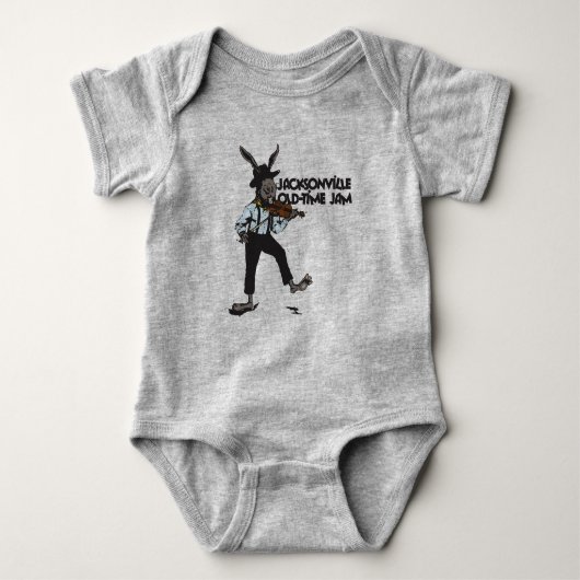 JOTJ Fiddle Rabbit baby bodysuit (Voorkant)