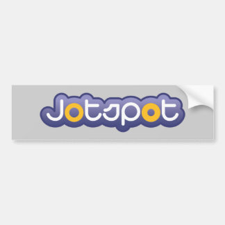 Jotspot-bumpersticker Bumpersticker