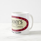 JOTT Logo MOYENblancBLANC Mug à café à deux tons (Devant droit)