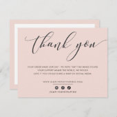 JOTY MERCI élégant affaires rose pâle (Devant / Derrière)