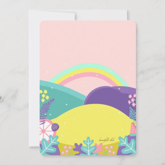 Joty Unicorn Invitation (Dos)