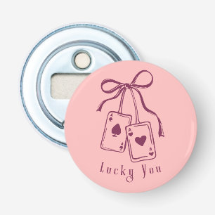 Jou gelukskaarten zijn trendy button flesopener