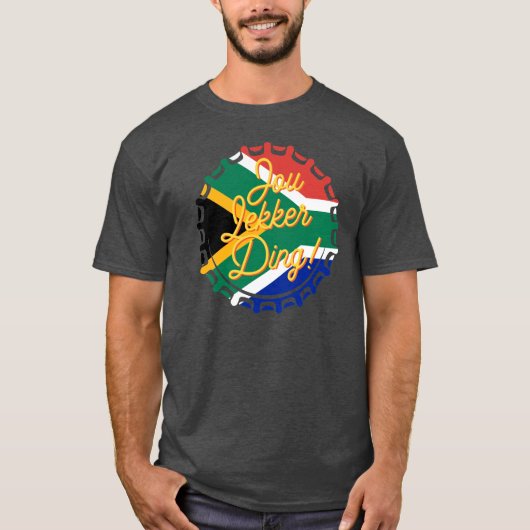 Jou Lekker Ding Bottle Pet Afrikaans T-shirt (Voorkant)
