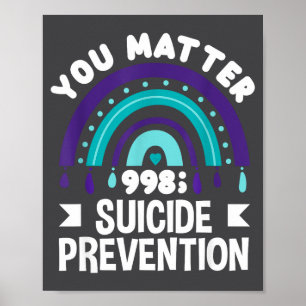 Jou Preventie van zelfmoord bewustzijn Zelfmoordpr Poster