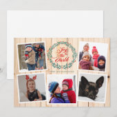 JOU TO WORLD CHRISTMAS Photo Collage (Voorkant / Achterkant)