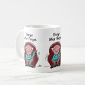 J'Oublie Ce Que J'Ai Oublié Mug (Devant gauche)