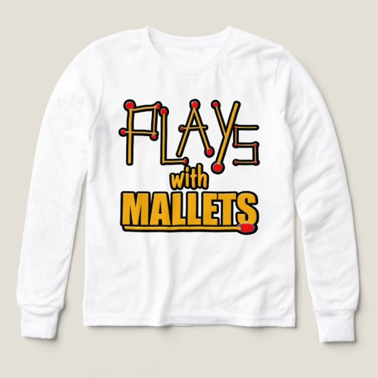 Joue avec des maillets (Motif recto)