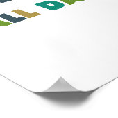 joue toute la journée. Poster et impression (Coin)