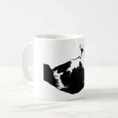 Jouer à la surprise de café de chat Mug (Devant gauche)