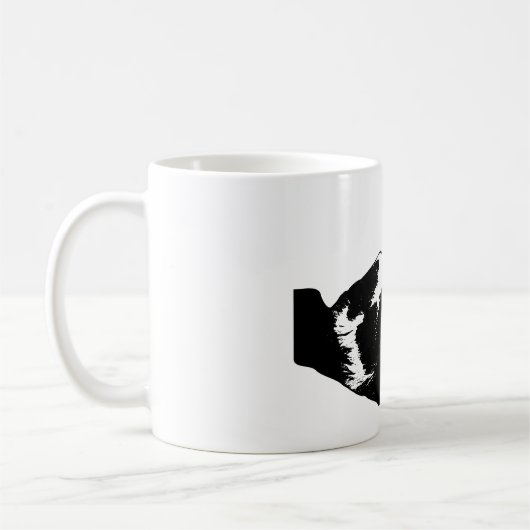 Jouer à la surprise de café de chat Mug (Gauche)