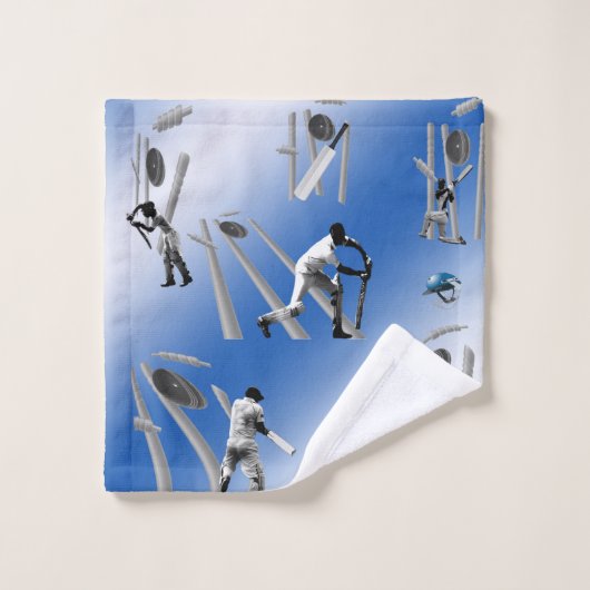 Jouer au cricket, linge de maison (Gant de toilette)