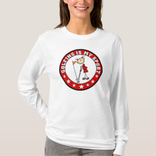 Jouer au golf de filles est mon T-shirt de sport