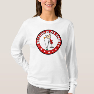 Jouer au golf de filles est mon T-shirt de sport