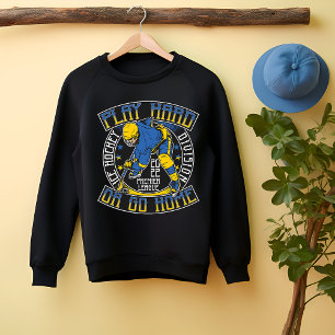 Jouer au hockey dur ou aller à la maison T-shirt