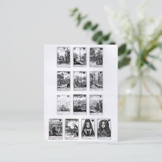 Jouer aux cartes commémoratives (Debout devant)