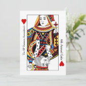 Jouer aux cartes Gala annuel & Invitation de vente (Debout devant)