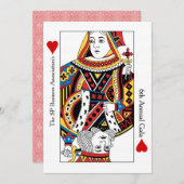 Jouer aux cartes Gala annuel & Invitation de vente (Devant / Derrière)