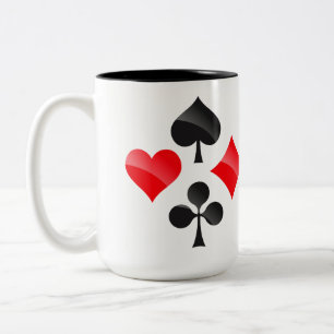 Jouer aux cartes - Mug