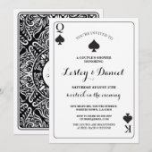 Jouer aux couples de cartes Fiançailles Ace Vegas  (Devant / Derrière)