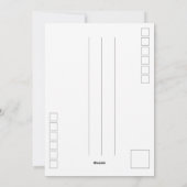 jouer avec baleine dans la carte de vacances mer (Dos)