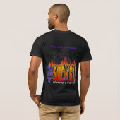 Jouer Avec Un Dragon Se Fumer T-Shirt (Dos entier)