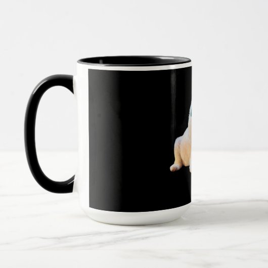 Jouer Ball Poodle Combo Café Mug (Gauche)
