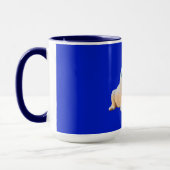 Jouer Ball Poodle Deux Tone Café Mug (Gauche)