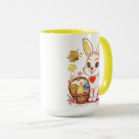 Jouer Bunny Mug de Pâques (Devant droit)