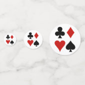 Jouer Carte Convient Confetti de table de concepti (Derrière)