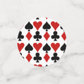Jouer Carte Convient Confetti de table de concepti (Petit recto)