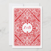 Jouer Carte Couples Fiançailles Ace Vegas Invitati (Dos)