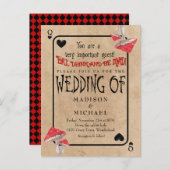 Jouer Carte Crazy Champhrooms Mariage (Devant / Derrière)