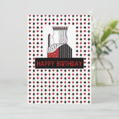 Jouer Carte KING BANTHDAY (Debout devant)