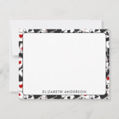 Jouer Carte Motif Casino Thème Note Cartes (Devant)