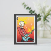 Jouer Carte Squelette Jouer Guitare (Debout devant)
