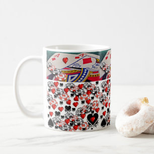 Jouer Cartes Coeurs Mug