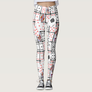 Jouer Cartes Poker Euchre Leggings