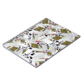 Jouer Cartes Rois Couché, Carnet (Côté gauche)