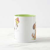 Jouer Chien avec Mug de cerf-volant - Don amusant (Centre)